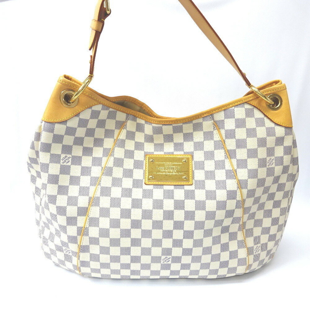 Louis Vuitton Galliera GM Shoulder Bag Damier Azur